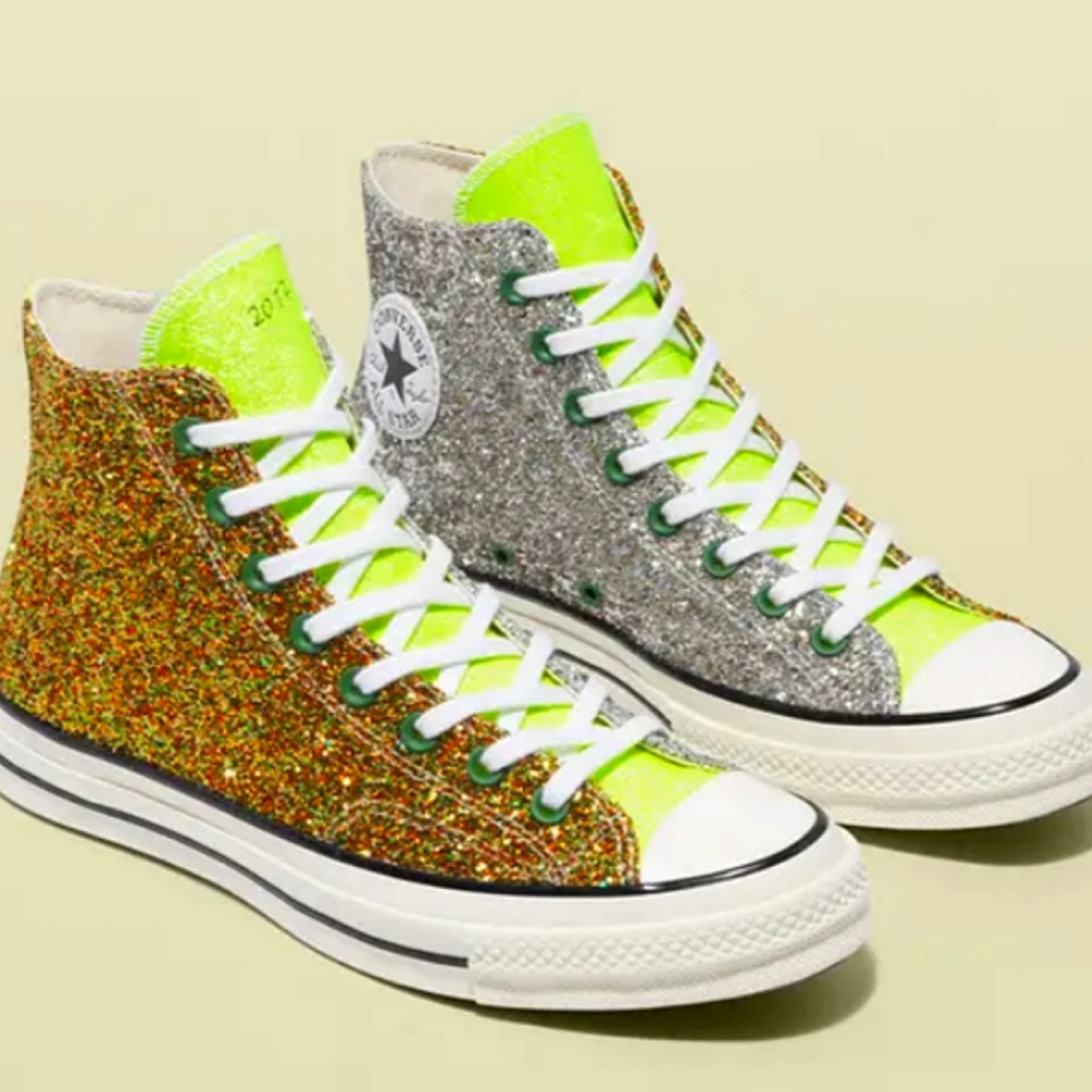 CONVERSE + J.W. ANDERSON I Collab Limited Edition l Glitter High Top l S…